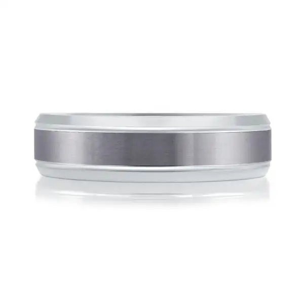 White GoldTwo-Toned 14K Gold Tantalum band jewelry store near me