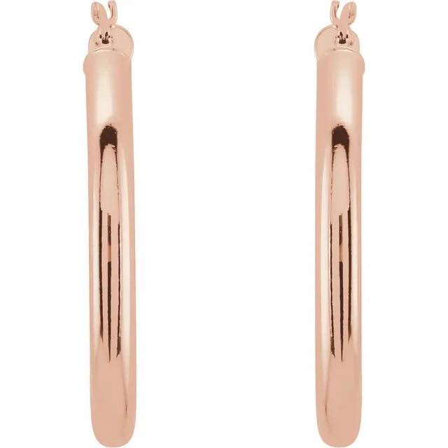 Rose Gold Large Gold Hoop Earrings jewelry store near me