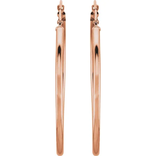 Rose Gold Large Gold Hoop Earrings jewelry store near me