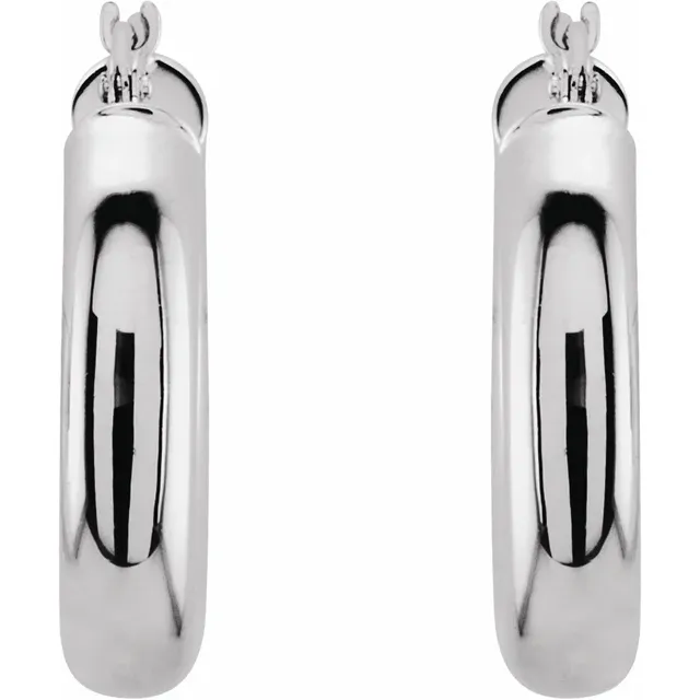 White Gold Medium Gold Hoop Earrings jewelry store near me