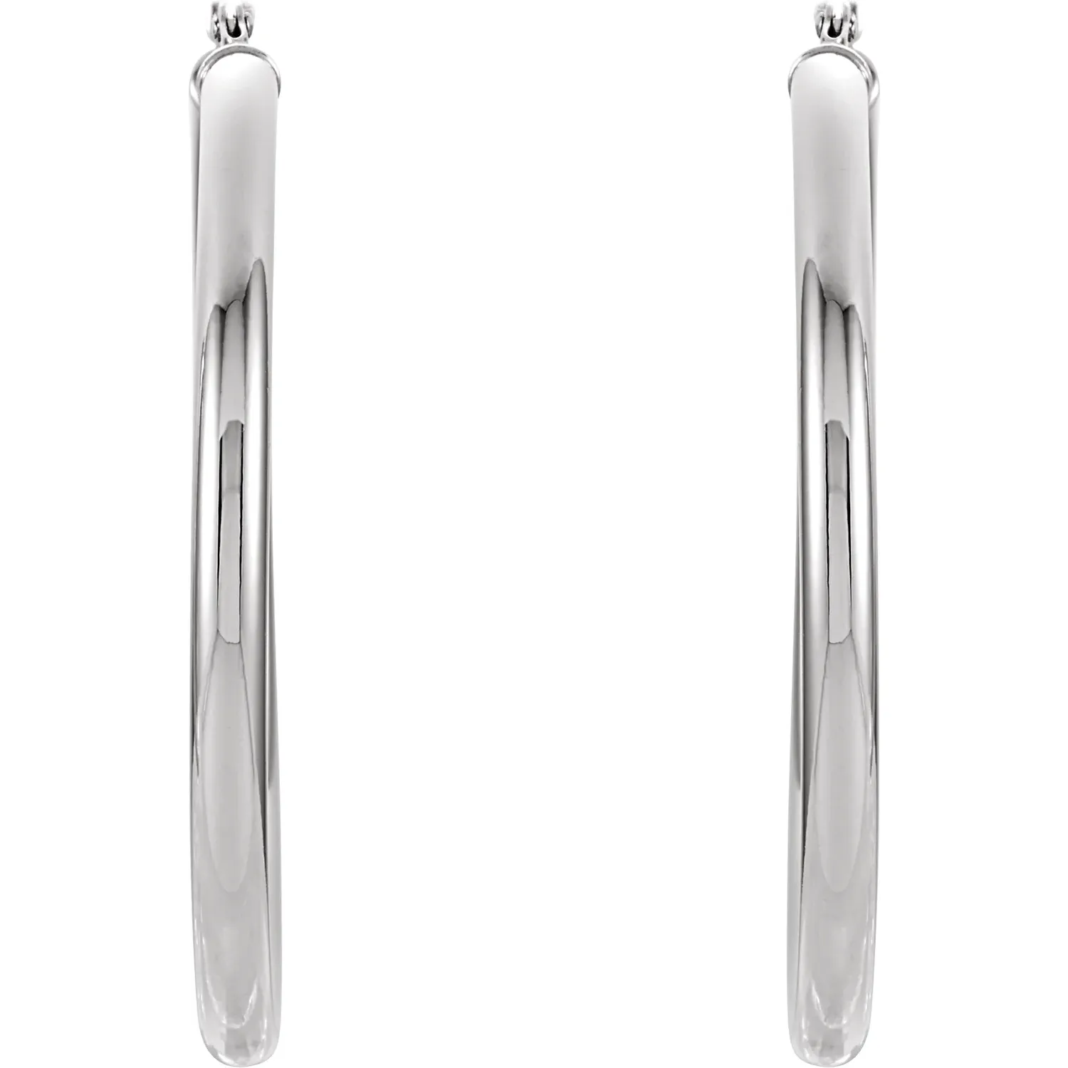 White Gold Large Gold Hoop Earrings jewelry store near me