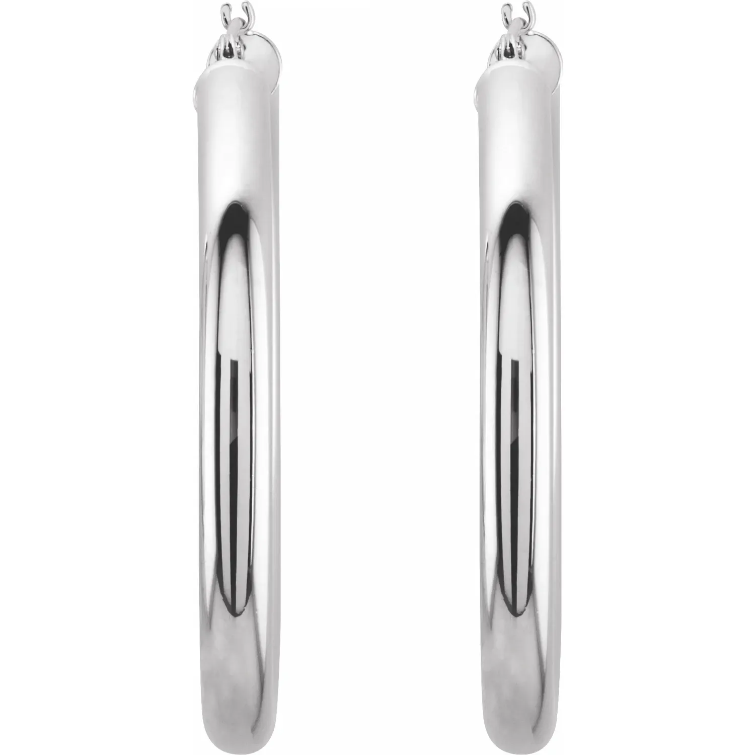 White Gold Large Gold Hoop Earrings jewelry store near me