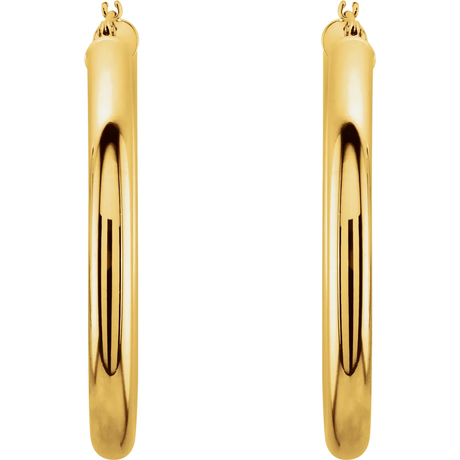 Yellow Gold Large Gold Hoop Earrings jewelry store near me
