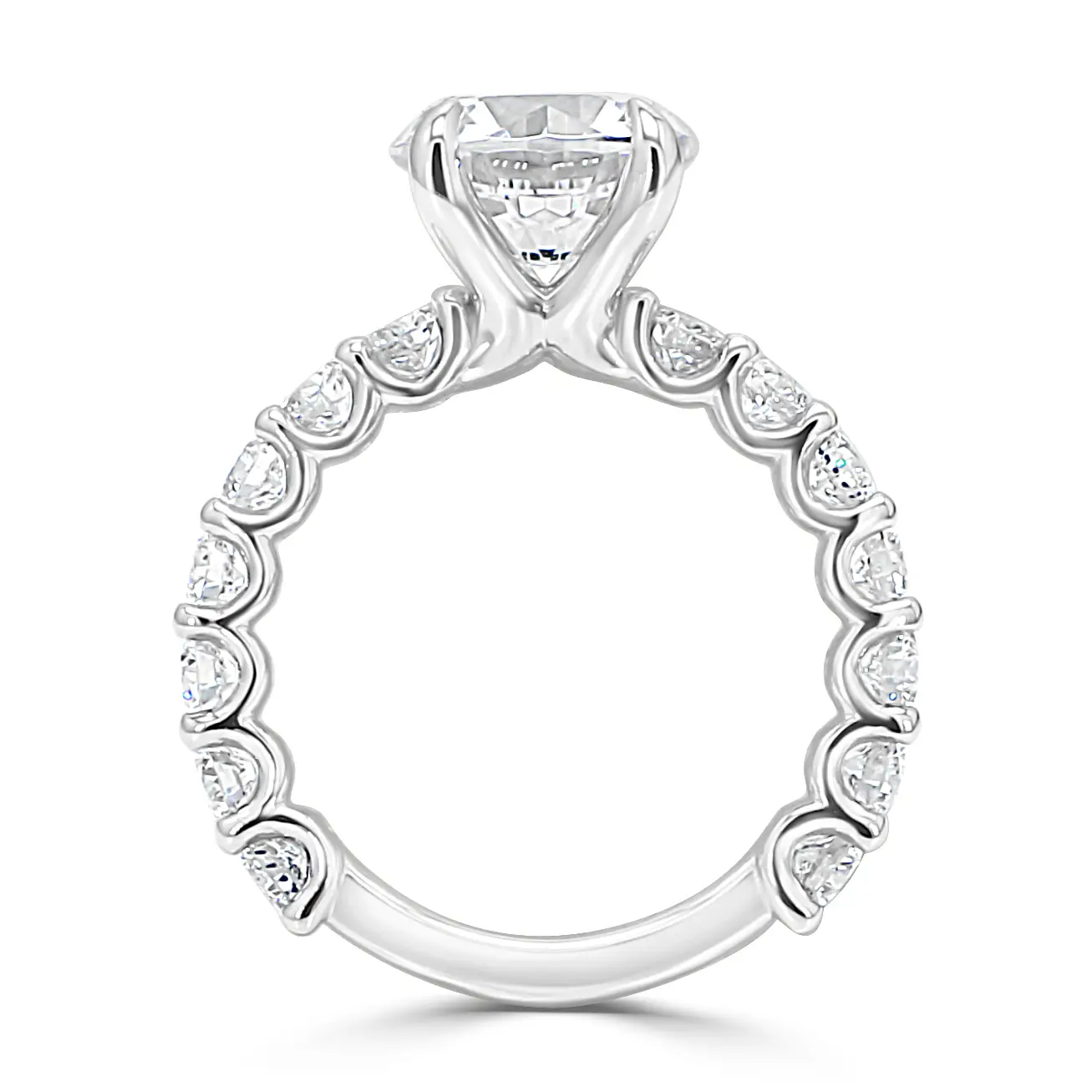 White Gold Brilliantly Bigger and Bold Diamond Engagement Ring jewelry store near me