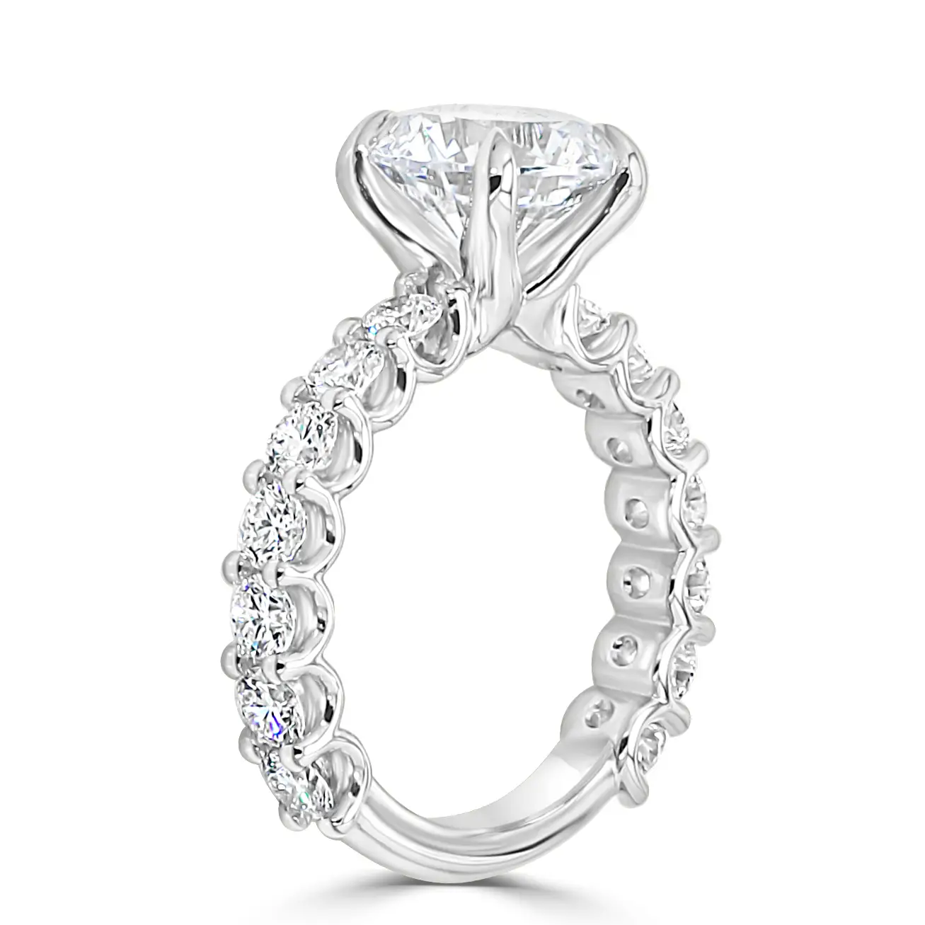 White Gold Brilliantly Bigger and Bold Diamond Engagement Ring jewelry Wabash avenue