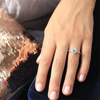 White GoldContemporary Engagement Ring jewelry windy city