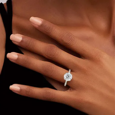 White GoldContemporary Engagement Ring from best jeweler