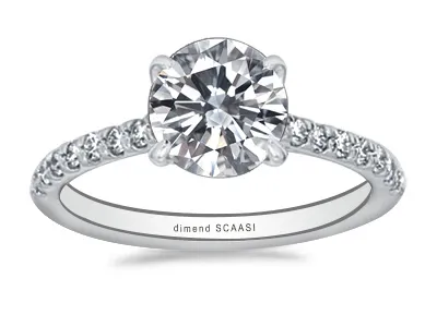 White GoldContemporary Engagement Ring