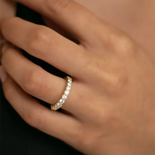 Yellow Gold Eternity Bands A Everlasting Love Symbol Wedding Rings jewelry Wabash avenue