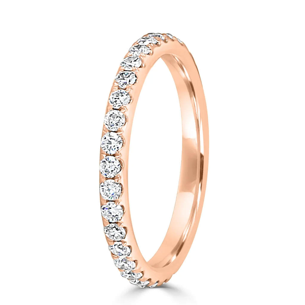 Rose Gold Celebrity Inspired Wedding Ring For Women jewelry store near me