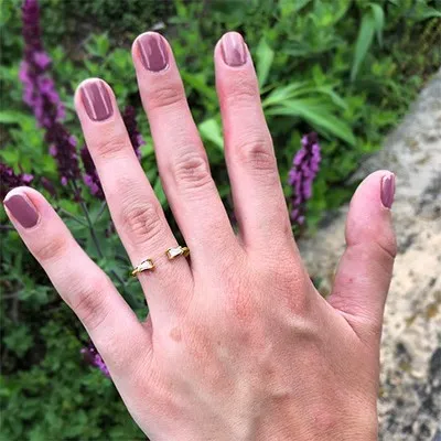 Yellow Gold Modern and Minimalist Diamond Wedding Ring For Women jewelry store near me