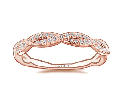 Rose Gold Gold Wedding Ring Designs For Women