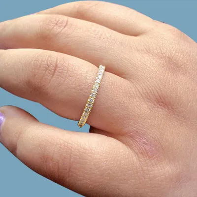 Yellow Gold Matching Wedding Bands in Diamond And Gold jewelry windy city