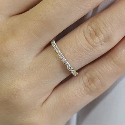 Yellow Gold Matching Wedding Bands in Diamond And Gold from best jeweler