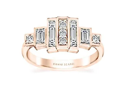 Rose Gold Art Deco And Edwardian Diamond Ring For Everyone