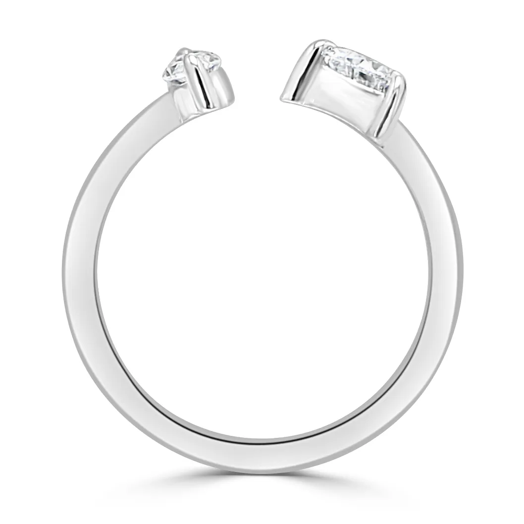 Platinum Open Diamond Ring jewelry store near me