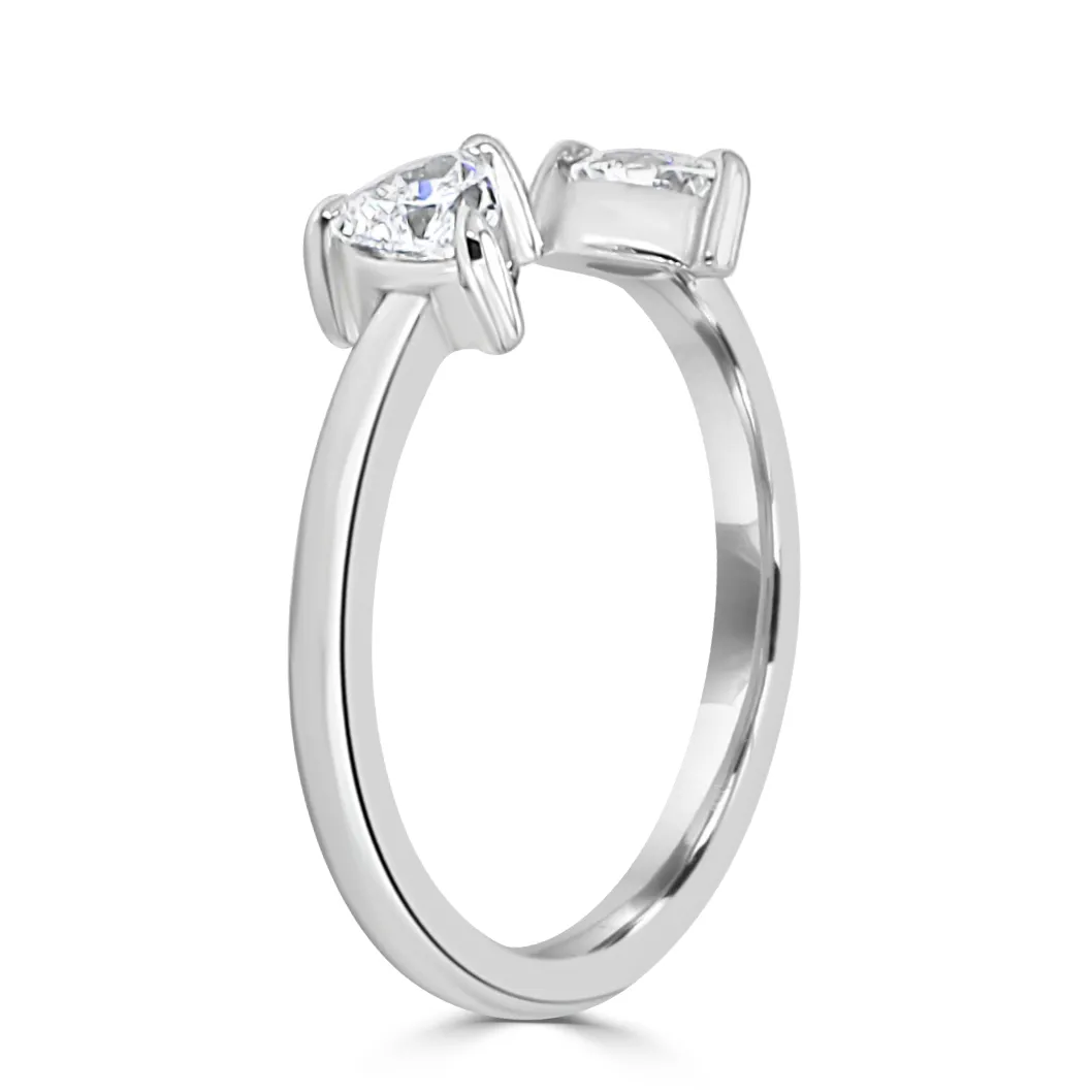 Platinum Open Diamond Ring jewelry Wabash avenue