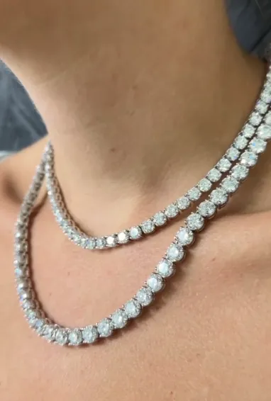 dimend SCAASI Diamond Tennis Necklaces Collection