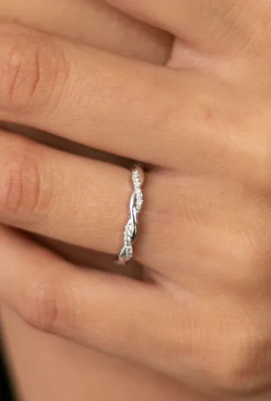 Elegant Pave Engagement Rings