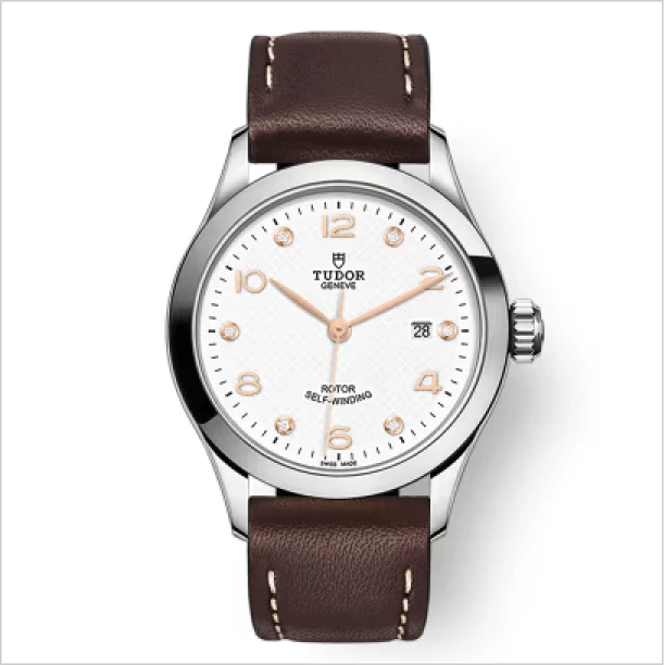 Brown Leather Tudor Watches