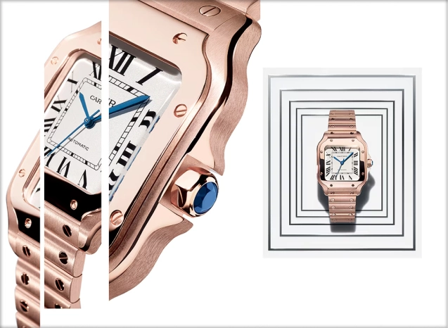 Cartier Rose Gold Watch Women