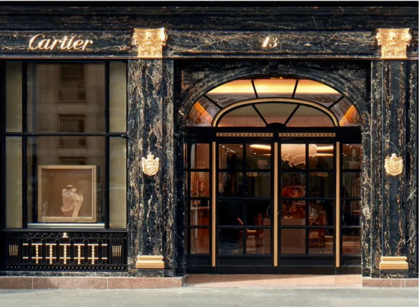 Iconic design of the Cartier Tank watch