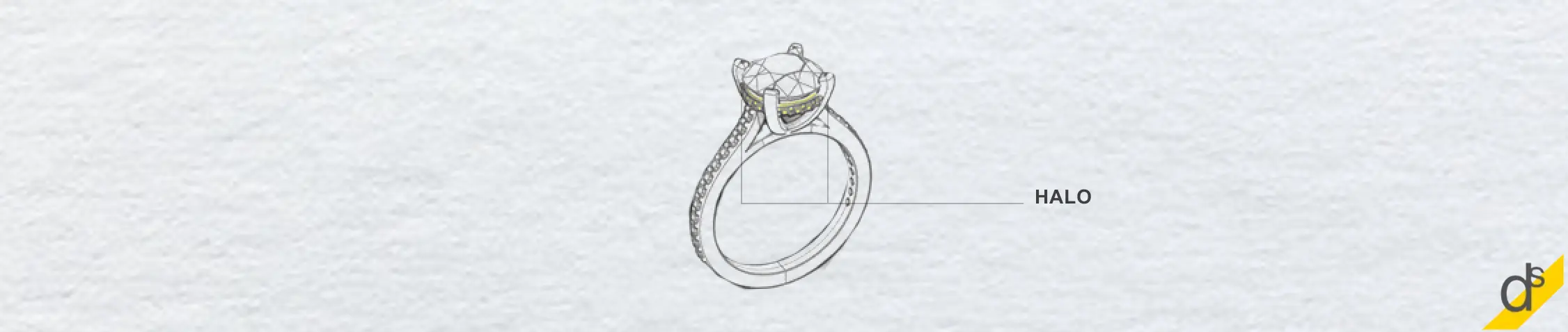 Halo Engagement Ring