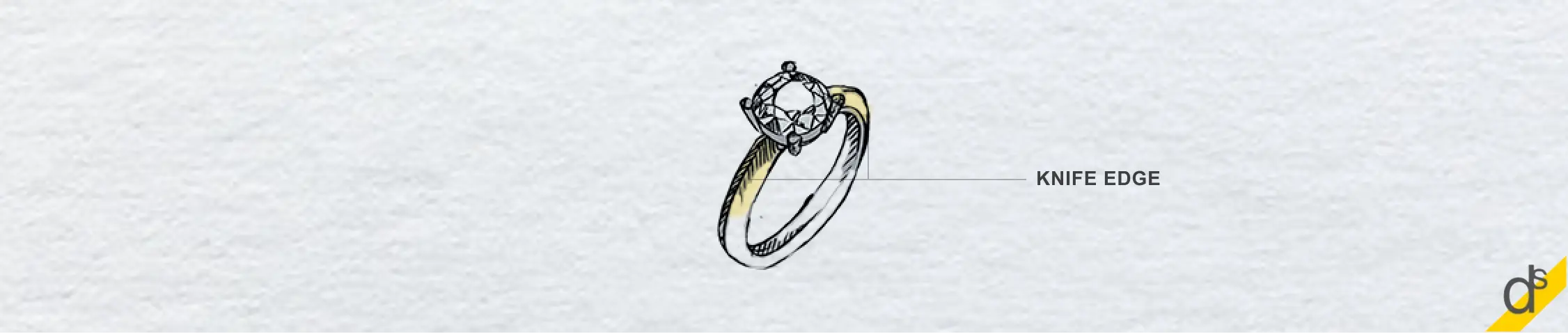 Knife Edge of an Engagement Ring