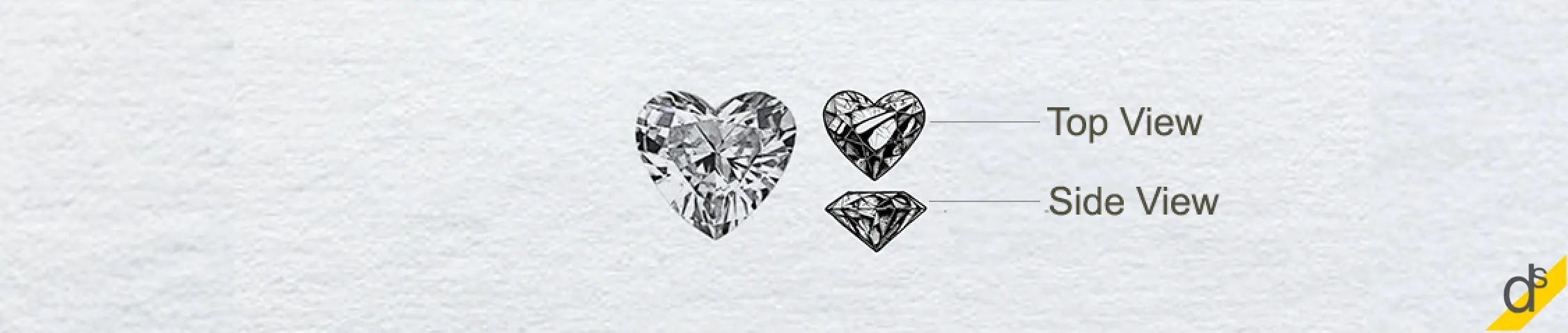 Shop heart shaped diamonds for your ring and jewelry