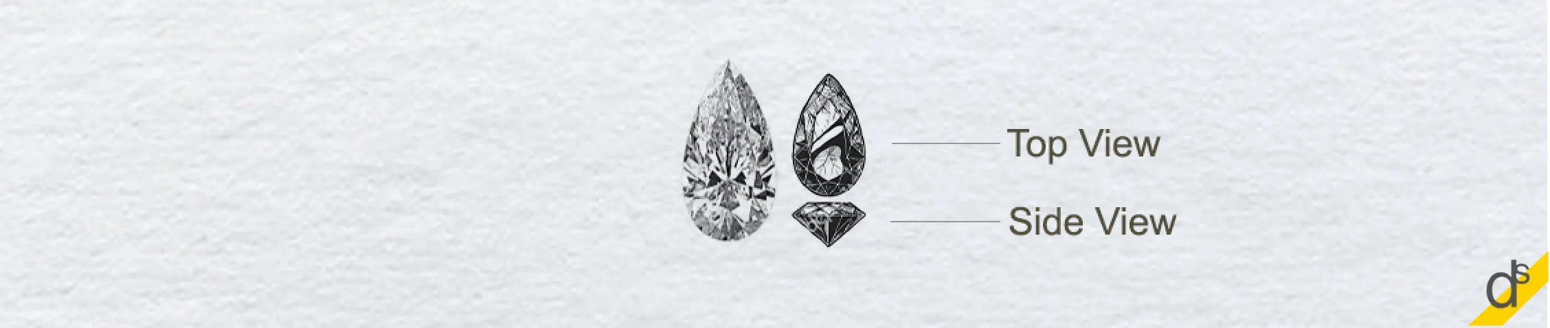 Shop pear cut diamonds for your ring and jewelry