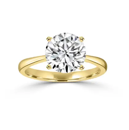 Graceful and Glamorous Trellis Style Classic Engagement Ring at online jewelry store