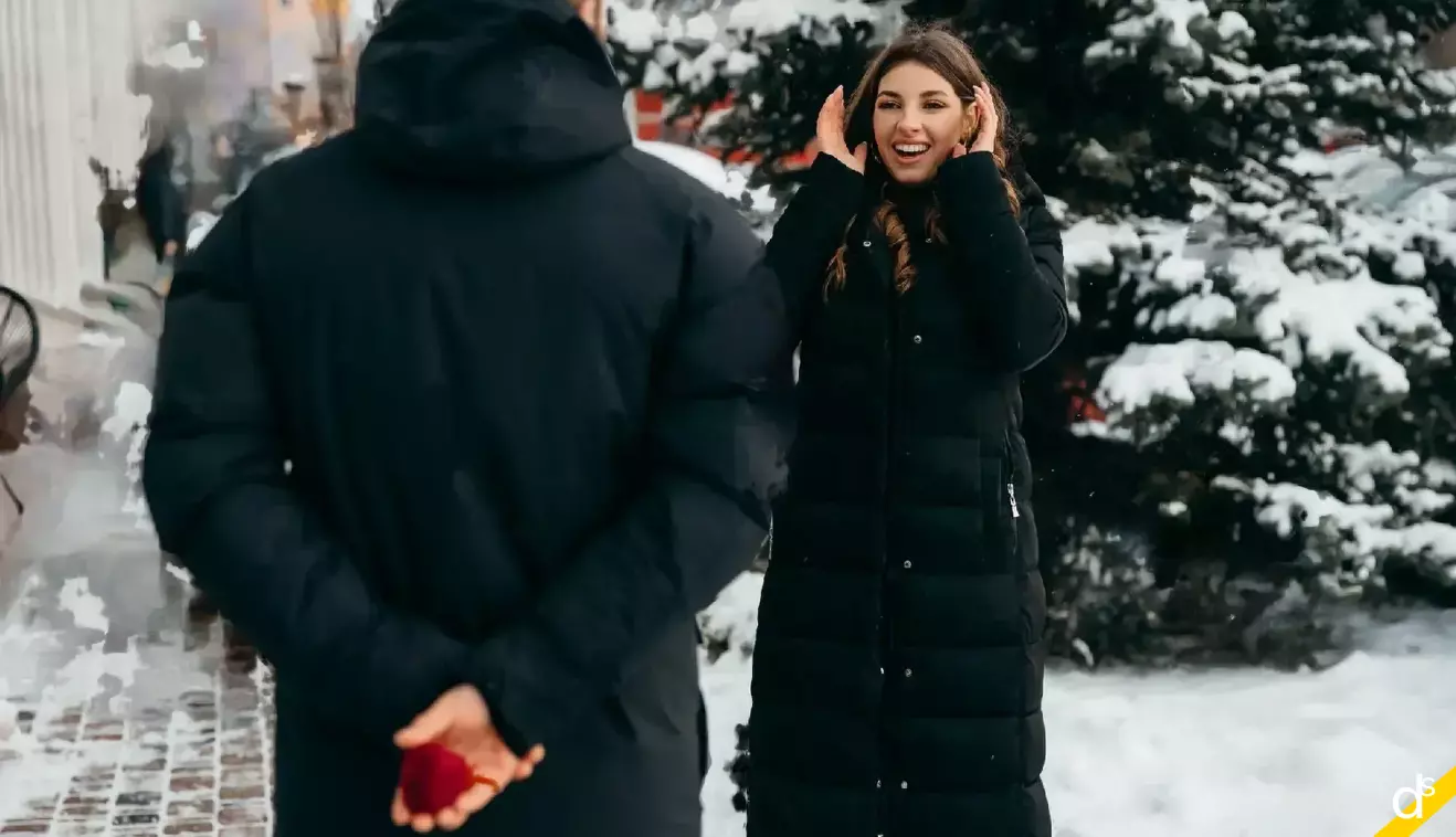 christmas wedding proposal