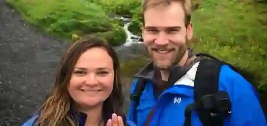 Will You Marry Me? Diamond Engagement Ring Proposal at Diamond Beach, Iceland for Couple from Chicago
