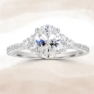 side stone engagement ring