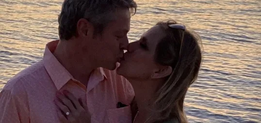 proposing with a yellow gold engagement ring