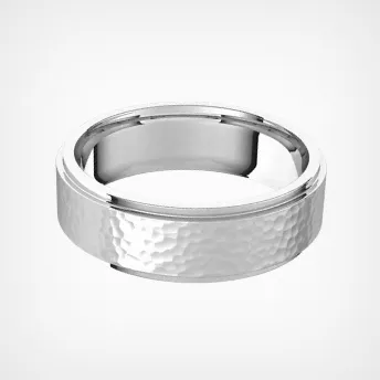 a quite striking hammered ring