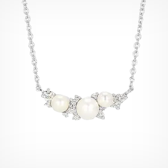 akoya pearl diamond necklace