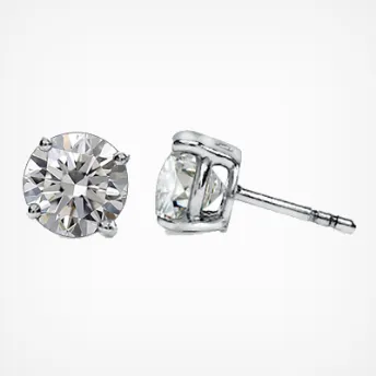 best basket style diamond studs