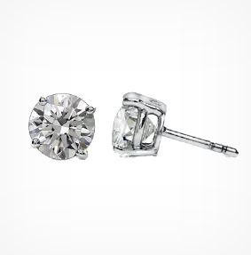 best bridal platinum modern and trendy drop earrings