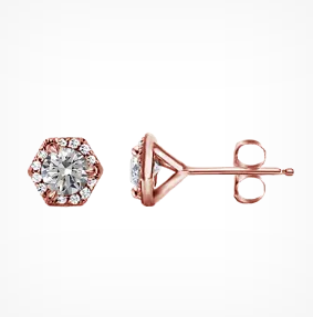 best bridal rose gold modern and trendy drop earrings