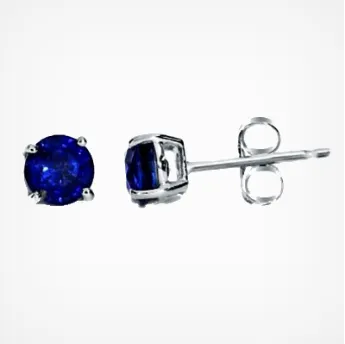 sapphire studs bring good luck and health to wearers