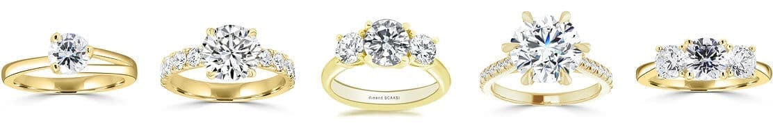 Round Engagement Ring Designs
