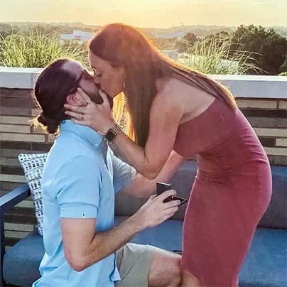 Emerald Diamond Engagement Ring